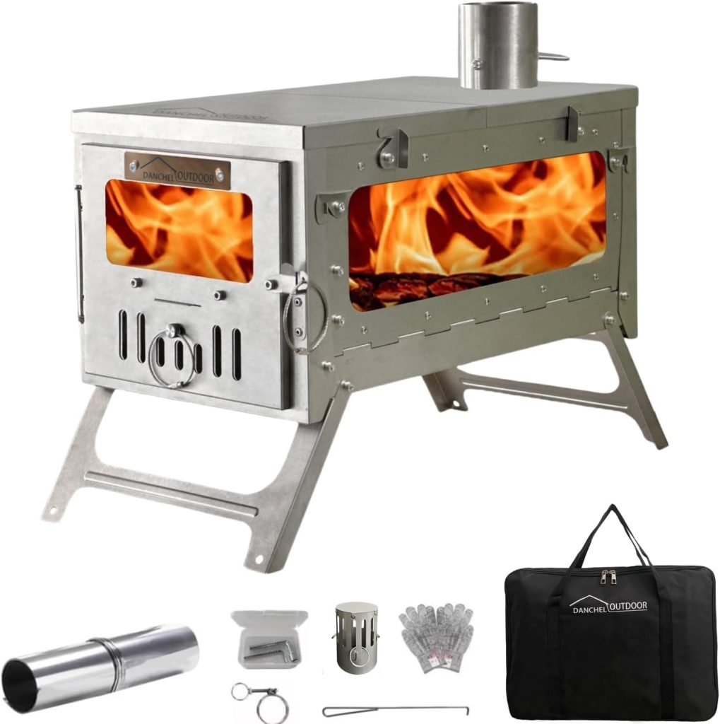 DACHEL Outdoor Tent Wood Stove