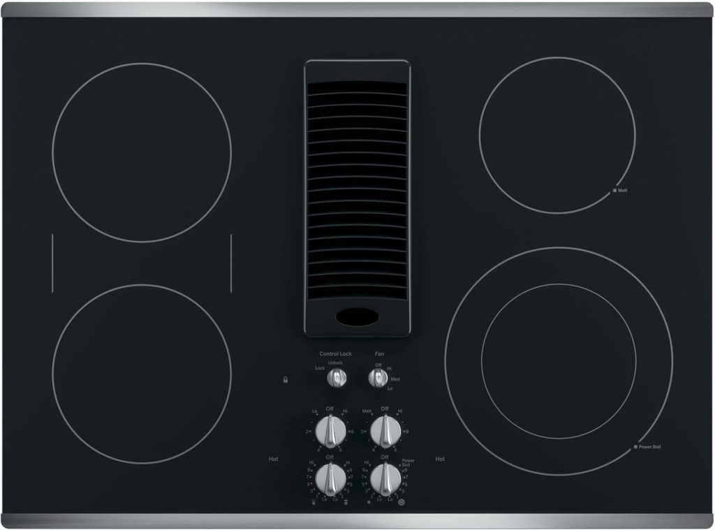 Induction Cooktop with Downdraft